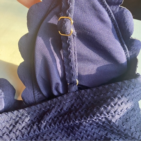 Kate Spade‎ Maillot Navy Scallop One Piece Swim XS - Picture 7 of 8